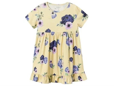 Name It double cream kjole blomster